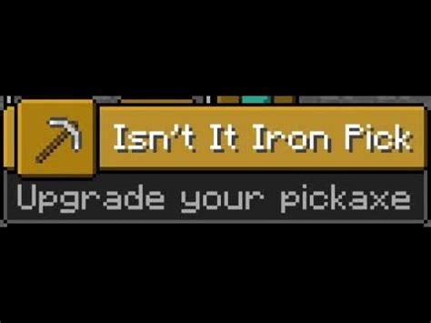 Isn T It Iron Pick YouTube