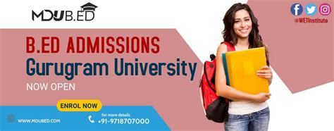 Gurugram B Ed Admission Mdu B Ed Admissions Open