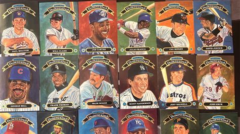 1992 Donruss Diamond Kings Set Beautiful Perez Steele Artwork YouTube