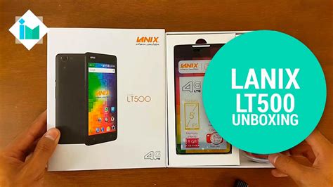 Lanix Ilium LT500 Unboxing YouTube