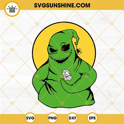 Oogie Boogie Svg Nightmare Before Christmas Svg Boogie Man Halloween