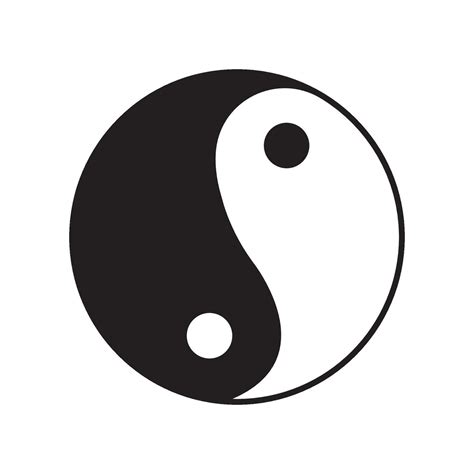 Yin Yang Icon Logo Vec Tor Design Template Vector Art At Vecteezy