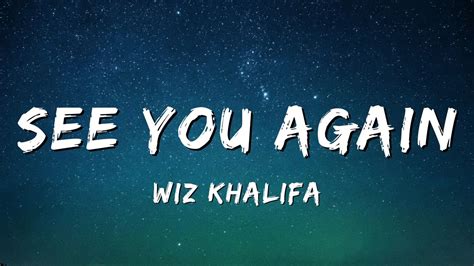 See You Again (Lyrics) - Wiz Khalifa ft. Charlie Puth - YouTube