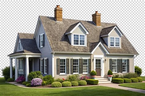 Cape Cod House Png Premium Ai Generated Psd