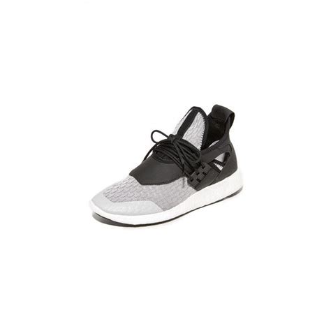 Y-3 Y-3 Elle Run Sneakers ($320) liked on Polyvore featuring shoes, sneakers, wide width shoes ...