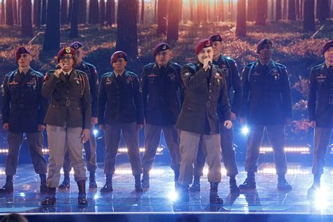 Agt 2023 82nd Airborne Division Chorus Sings Pink Nbc Insider