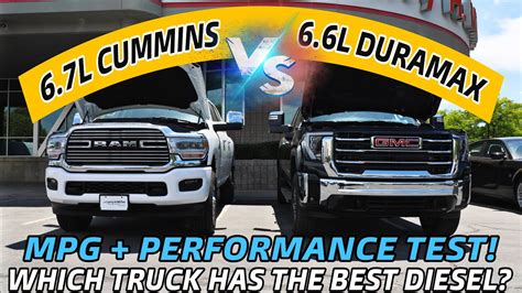 2024 GMC Sierra 2500 Duramax VS RAM 2500 Cummins MPG Performance Test