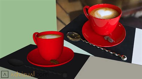 Cup Of Coffee V Ray Ready 3D Warehouse