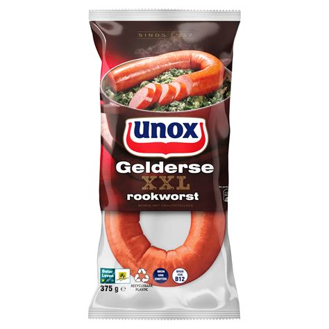 Unox Gelderse Rookworst Xxl Per Stuk G