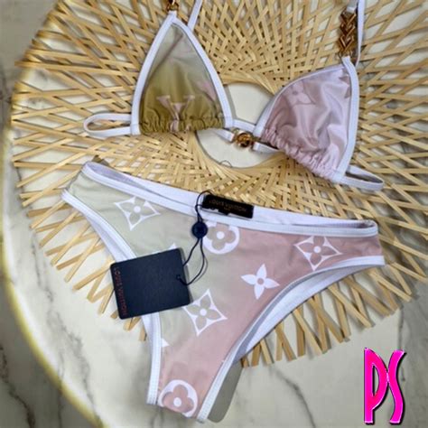 Louis Vuitton Hipster Pastel Bikini Neapolitan Pink Sugar Bikini