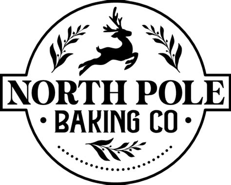 North Pole Baking Co Christmas Free Svg File For Members Svg Heart