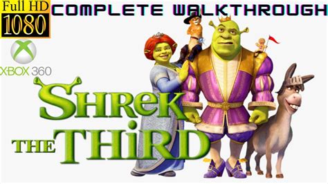 Longplay Shrek The Third Xbox 360 2007 Complete Walkthrough In Hd