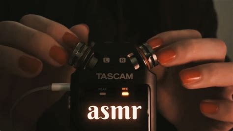 ASMR Soft Nail Tapping Scratching On Tascam Mic Brain Massage