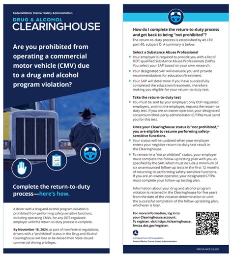 New Driver Resource On The Return To Duty Process Mccraren Compliance