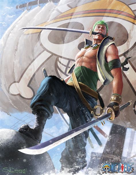 One Piece Roronoa Zoro By Steven Donegani On Deviantart