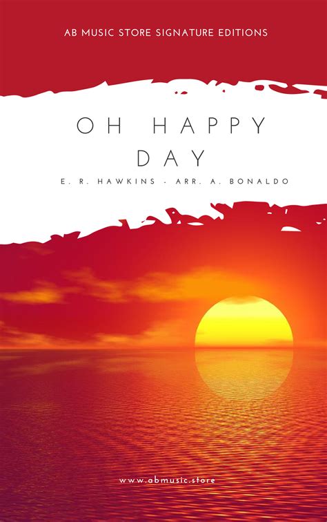 Oh Happy Day Arr Andrea Bonaldo By Edwin R Hawkins Sheet Music For