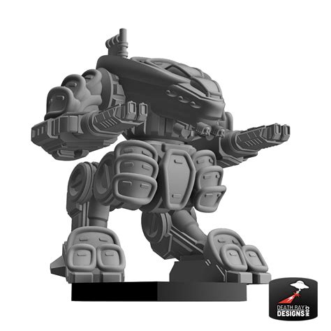 Solar Shift Kogasu Assault Mech Death Ray Designs Tabletop Miniatures Gaming Terrain