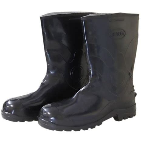 Bota Pvc Cano Curto Acqua Flex Preto Bracol