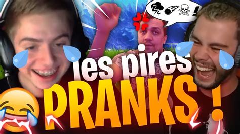 Les Pires Pranks De Lebouseuh Thekairi Et Michou Sur Fortnite