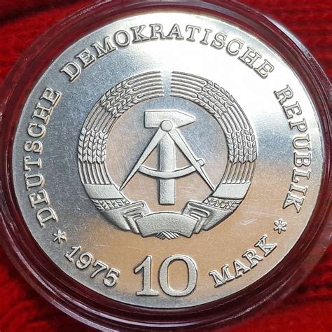 Eastern Germany Ddr Gdr Mark Silber Gedenkm Nze Albert