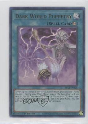 2022 Yu Gi Oh Structure Deck Dark World 1st Edition Puppetry 02l5