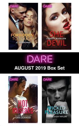 Harlequin Dare August Box Set Forbidden Touch Hot Mistake She Devil Wicked Pleasure By J C