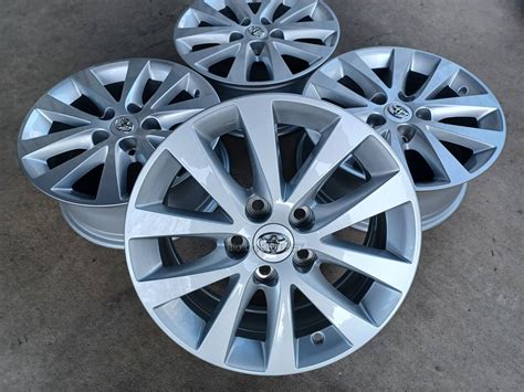 4 бр. чисто нови оригинални алуминиеви джанти TOYOTA 16’’ 5x114.3 ...