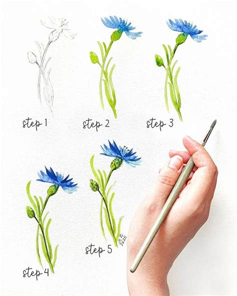 Easy Step By Step Watercolor Tutorials For Beginners Beautiful Dawn