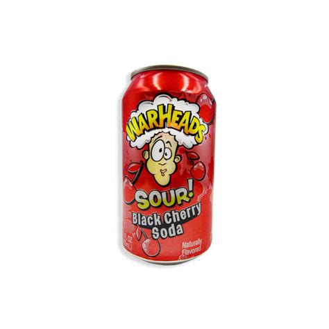 Warheads Sour Black Cherry Soda 355ml Box 12 τμχ American Corner B2b