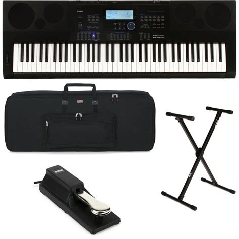 Casio WK-6600 76-key Portable Arranger Stage Bundle | Sweetwater