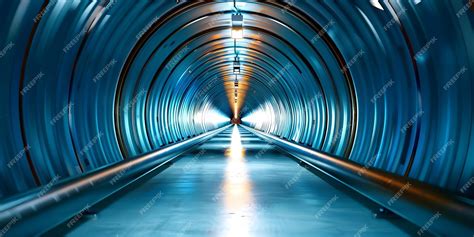 Premium Photo Subterranean Passage With Metal Pipelines For Water Gas