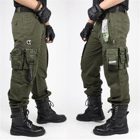 Cargo Pants Overalls Mens Army Clothing Tactical Pants Military Knee Pad Male Us Combat