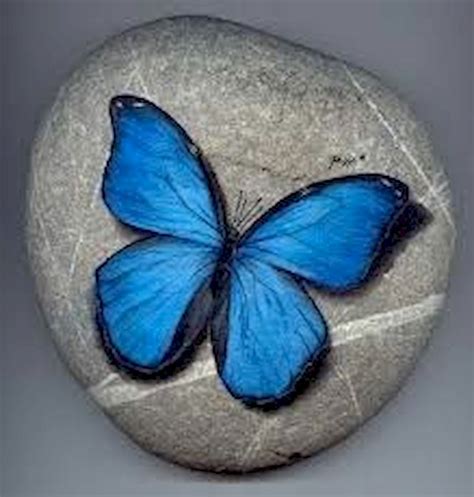 55 Cute DIY Painted Rocks Animals Butterfly Ideas (54) - Doityourzelf