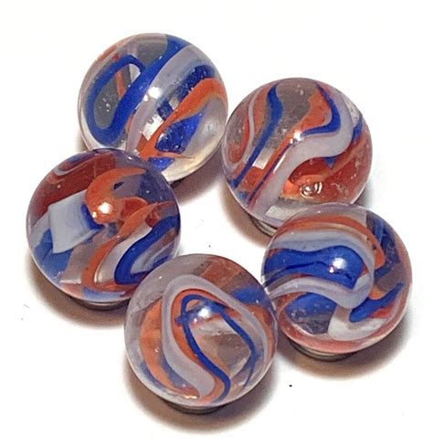 Liberty 16mm Glass Player Early Edition Marbles Choice Of Etsy