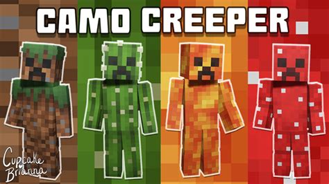 Camo Creeper Skin Pack In Minecraft Marketplace Minecraft