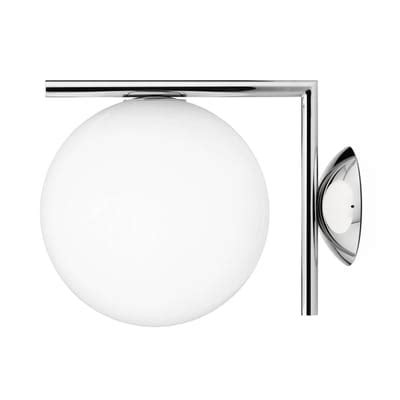 Flos IC W1 Wall Light Chromed Made In Design UK