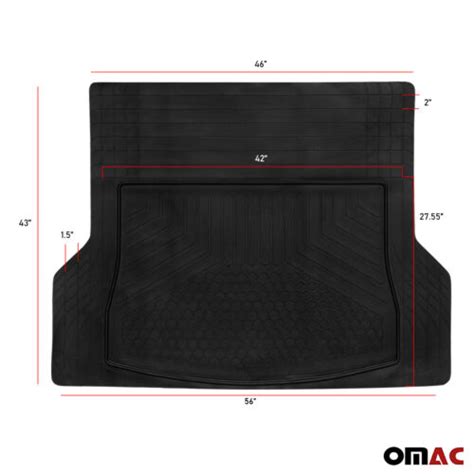 Cargo Liner Fits Cadillac Xt6 2020 2023 Waterproof 3d Rear Trunk Mat Black Ebay