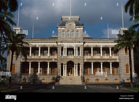 Hawaiihawaiian Islandsoahu Honolulu Iolani Palace State Monument