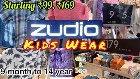 Zudio Kids Wear 1 14 Years New Arrivals Girls And Boys Starting ₹99