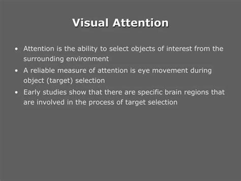 Ppt Visual Attention Powerpoint Presentation Free Download Id1033071