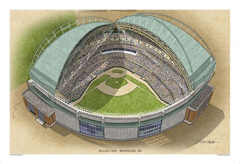 Miller Park Art Poster