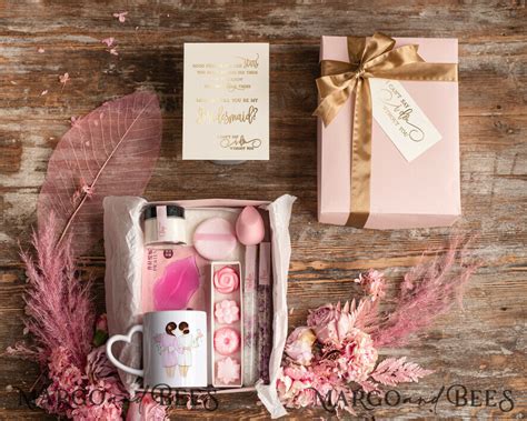 Will You Be My Bridesmaid Box Maid Of Honor Gift Box Will You Be My