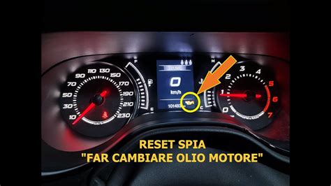 Reset Spia Far Cambiare Olio Motore Su Fiat Tipo Multijet