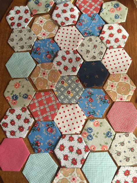 Hexagons Charming Free And Easy Susies Scraps English Paper