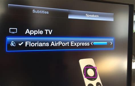 How to send audio from Apple TV to AirPlay speakers