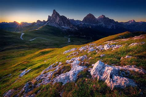 Dolomitas Italia Picos Rocas Alpes Paisaje Fondo De Pantalla HD