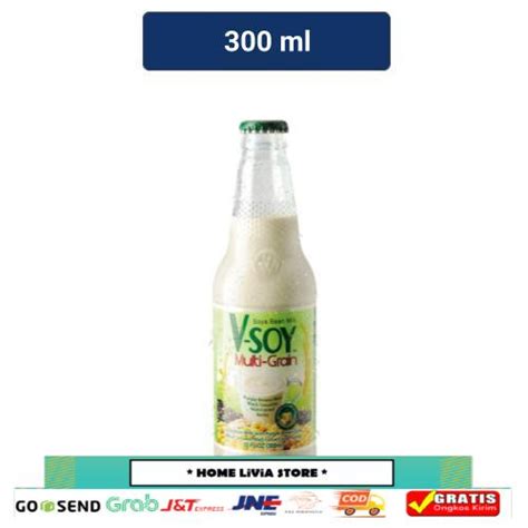 Jual V Soy Multigrain Glass Bottle 300 Ml Shopee Indonesia