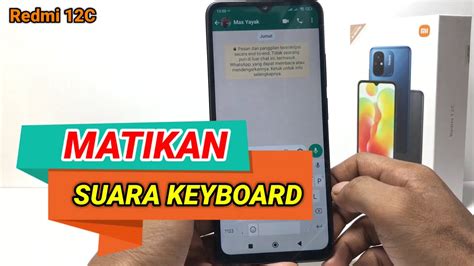 Cara Mematikan Suara Keyboard Redmi 12c YouTube