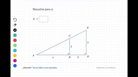 TEOREMA DE THALES SEMEJANZA DE TRIÁNGULOS PARTE 4 YouTube