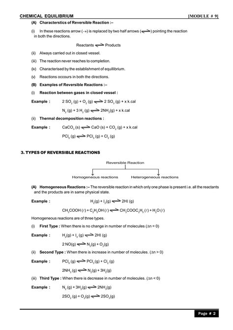 Download Chemical Equilibrium Class 11 Notes For Iit Jee And Neet